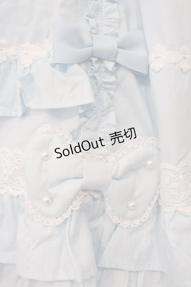 画像4: Angelic Pretty / ぷくぷくハニーシャーリングジャンパースカート  サックス O-26-05-12-071-AP-OP-IG-OS (4)