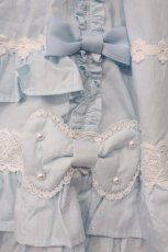 画像4: Angelic Pretty / ぷくぷくハニーシャーリングジャンパースカート  サックス O-26-05-12-071-AP-OP-IG-OS (4)