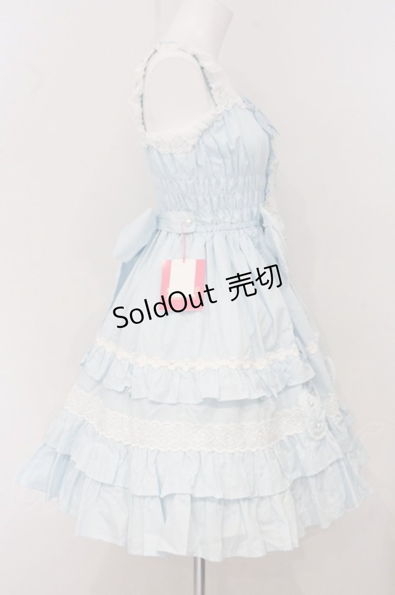 画像5: Angelic Pretty / ぷくぷくハニーシャーリングジャンパースカート  サックス O-26-05-12-071-AP-OP-IG-OS (5)