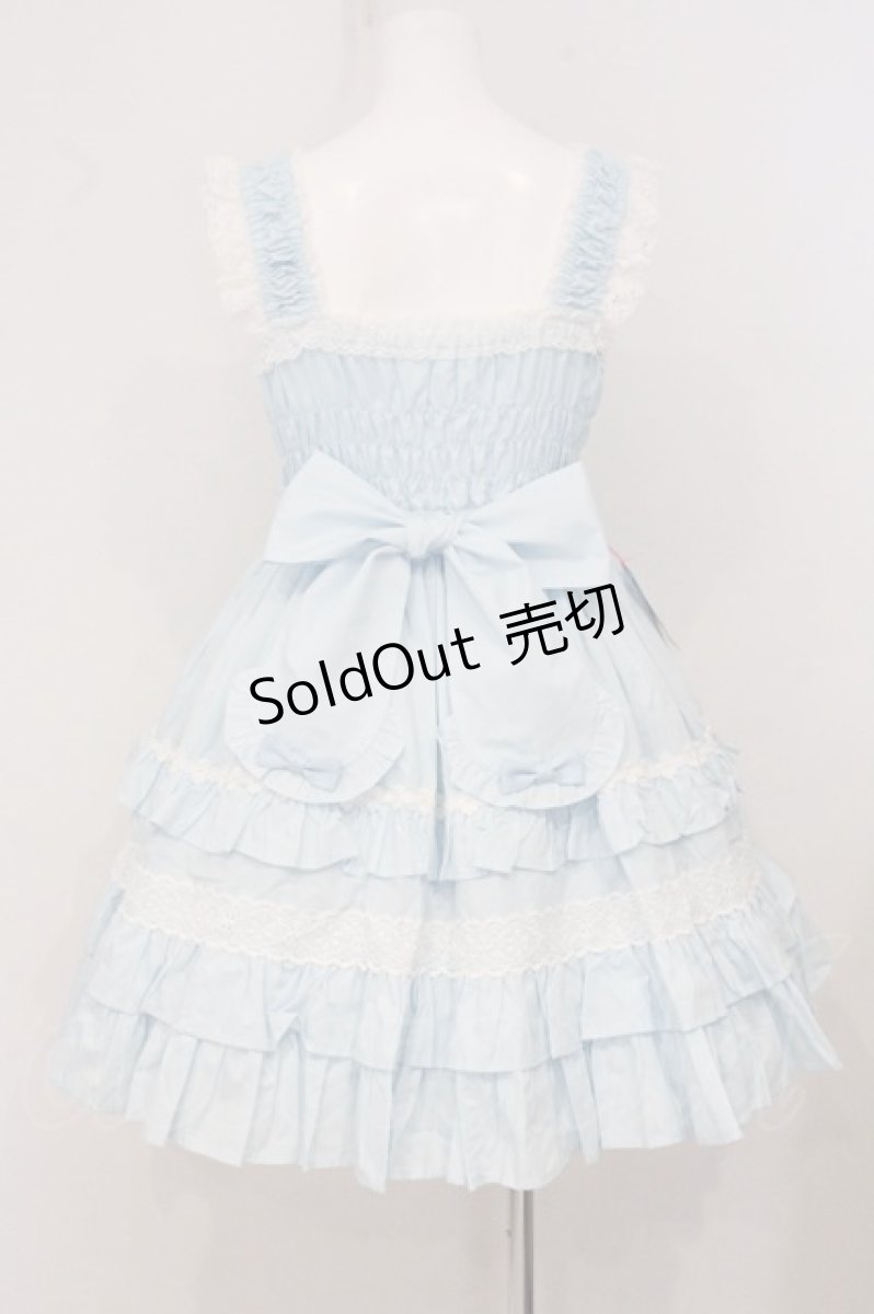 画像6: Angelic Pretty / ぷくぷくハニーシャーリングジャンパースカート  サックス O-26-05-12-071-AP-OP-IG-OS (6)