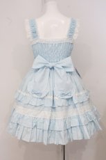 画像6: Angelic Pretty / ぷくぷくハニーシャーリングジャンパースカート  サックス O-26-05-12-071-AP-OP-IG-OS (6)