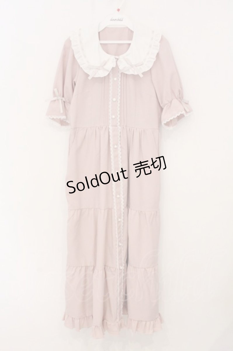 画像1: DearMyLove / 選べる丈ティアードワンピース M ロング ピンク O-26-05-12-008-GO-OP-IG-OS (1)