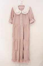 画像1: DearMyLove / 選べる丈ティアードワンピース M ロング ピンク O-26-05-12-008-GO-OP-IG-OS (1)