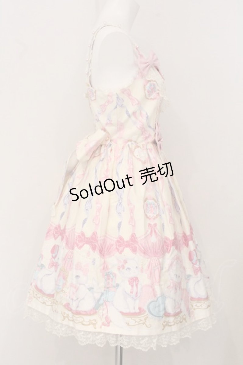 画像6: Angelic Pretty / Dolly Catジャンパースカート  オフシロ O-26-05-12-073-AP-OP-IG-OS (6)