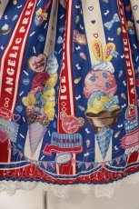 画像3: Angelic Pretty / Ice Cream Parlorジャンパースカート  ブルー O-26-05-12-074-AP-OP-IG-OS (3)