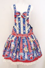 画像1: Angelic Pretty / Ice Cream Parlorサロペット  ブルー O-26-05-12-077-AP-OP-IG-OS (1)