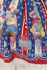 画像3: Angelic Pretty / Ice Cream Parlorサロペット  ブルー O-26-05-12-077-AP-OP-IG-OS (3)