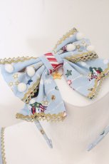 画像2: Angelic Pretty / Fancy Noel SpecialジャンパースカートSet  サックス O-26-05-12-078-AP-OP-IG-OS (2)