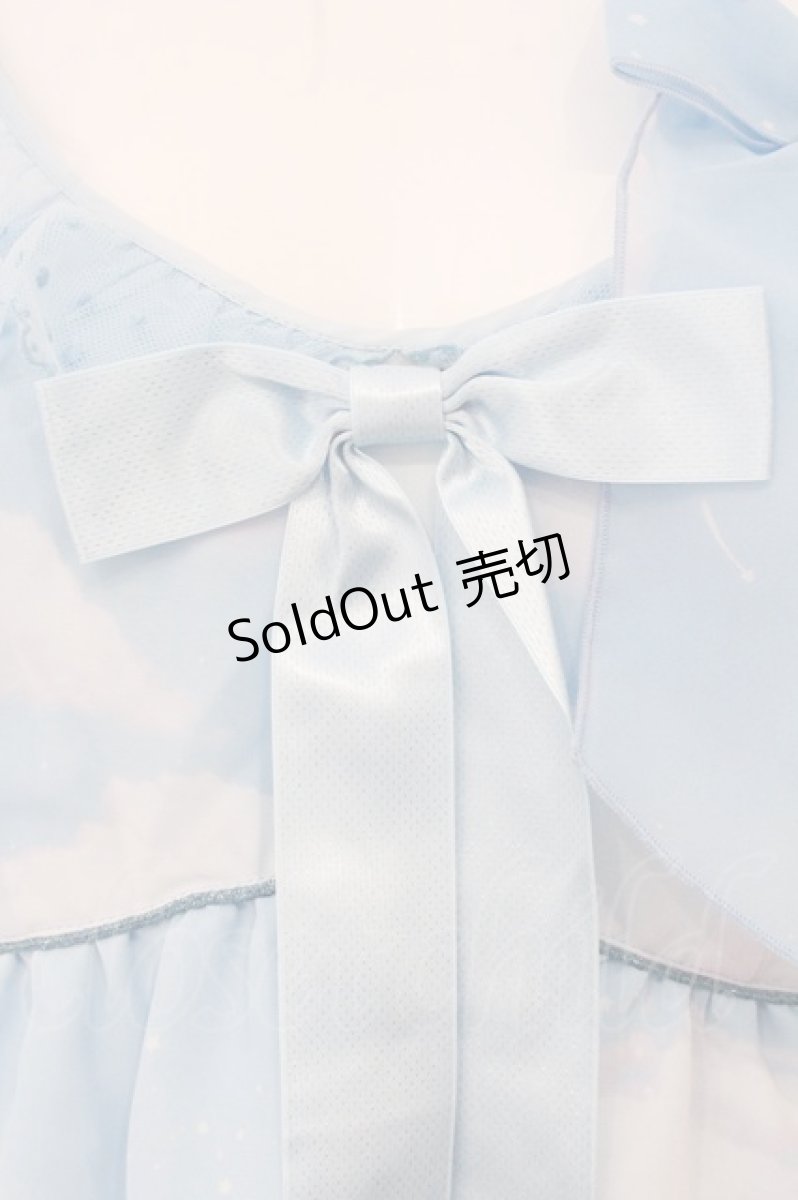 画像2: Angelic Pretty / Misty SkyジャンパースカートSet（2025）  サックス O-26-05-12-079-AP-OP-IG-OS (2)