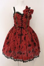 画像1: Angelic Pretty / Holy LanternジャンパースカートSet  アカ O-26-05-12-081-AP-OP-IG-OS (1)