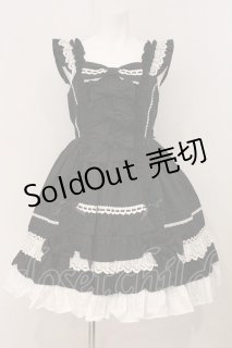 Angelic Pretty / Sweetフリルジャンパースカート クロ×シロ O-26-05