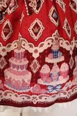 画像4: Angelic Pretty / Wonder Patisserie SpecialジャンパースカートSet  特別限定色アカ O-26-05-12-083-AP-OP-IG-OS (4)