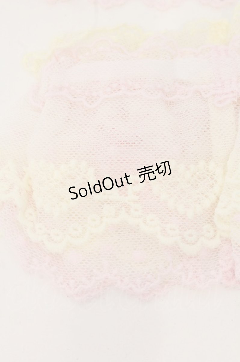 画像4: Angelic Pretty / ドットリボン配色お袖とめ  イエロー×ピンク O-26-05-12-086-AP-ZA-IG-OS (4)