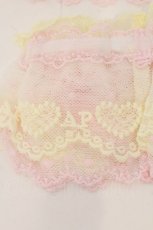 画像4: Angelic Pretty / ドットリボン配色お袖とめ  イエロー×ピンク O-26-05-12-086-AP-ZA-IG-OS (4)