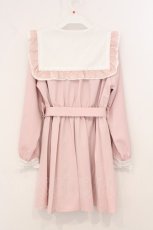 画像4: DearMyLove / ハートビジューリボンレース学園ワンピース S ピンク O-26-05-12-010-GO-OP-IG-OS (4)