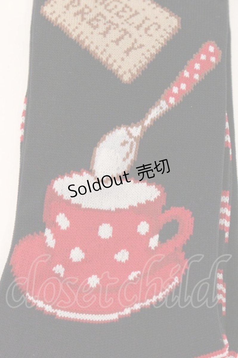 画像3: Angelic Pretty / French Cafeオーバーニー  クロ O-26-05-12-091-AP-ZA-IG-OS (3)