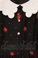 画像2: Ank Rouge / SweetParfait スカラップワンピース  クロ O-26-05-12-012-CA-OP-IG-OS (2)