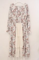 画像3: axes femme / フレーズローズ柄ワンピース F キナリ O-26-05-12-020-AX-OP-OW-OS (3)