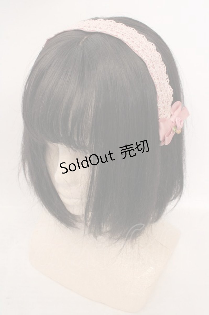 画像1: m petit by misako / AM*NIヘッドドレスB  ピンク O-26-05-13-004-LO-AC-IG-ZT394-F002 (1)