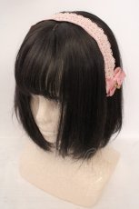 画像1: m petit by misako / AM*NIヘッドドレスB  ピンク O-26-05-13-004-LO-AC-IG-OS (1)