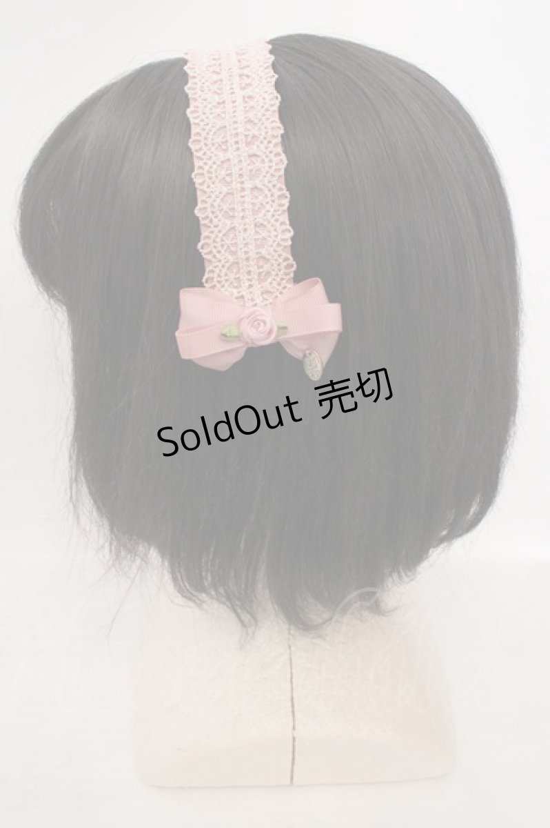 画像3: m petit by misako / AM*NIヘッドドレスB  ピンク O-26-05-13-004-LO-AC-IG-ZT394-F002 (3)