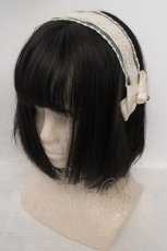 画像1: m petit by misako / AM*NIヘッドドレスA  オフシロ O-26-05-13-005-LO-AC-IG-OS (1)