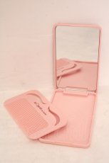 画像2: m petit by misako / コンパクトミラー&コーム  ピンク くま O-26-05-13-053-LO-ZA-IG-OS (2)