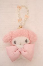 画像1: Maison de FLEUR / マイメロディぬいぐるみチャーム  ピンク×シロ O-26-05-13-059-LO-ZA-IG-OS (1)