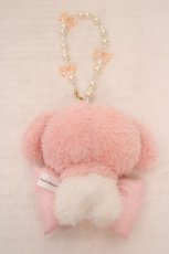 画像2: Maison de FLEUR / マイメロディぬいぐるみチャーム  ピンク×シロ O-26-05-13-059-LO-ZA-IG-OS (2)