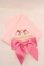 画像1: Maison de FLEUR / MMプチタオルMDF  ピンク O-26-05-13-060-LO-ZA-IG-OS (1)