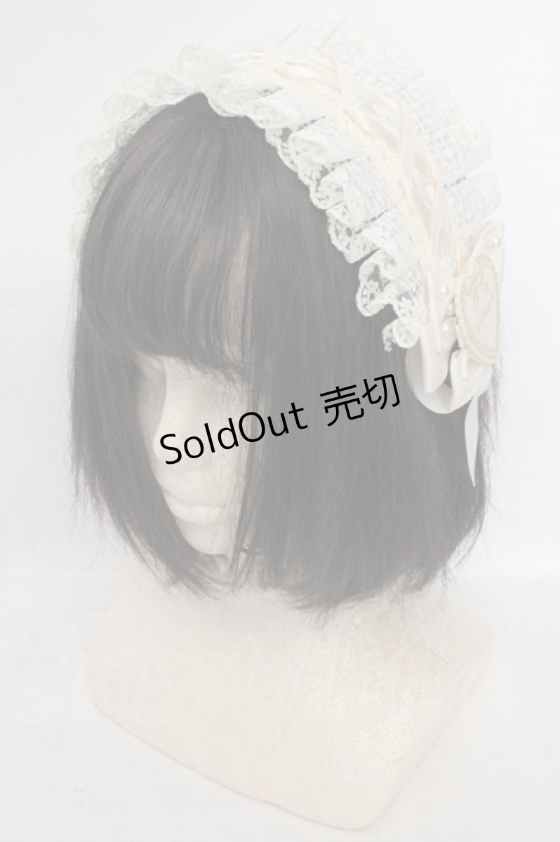 画像1: m petit by misako / AM*NIPLヘッドドレス  オフシロ O-26-05-13-007-LO-AC-IG-ZT0516Z (1)