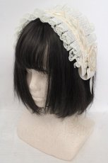 画像1: m petit by misako / AM*NIPLヘッドドレス  オフシロ O-26-05-13-007-LO-AC-IG-OS (1)