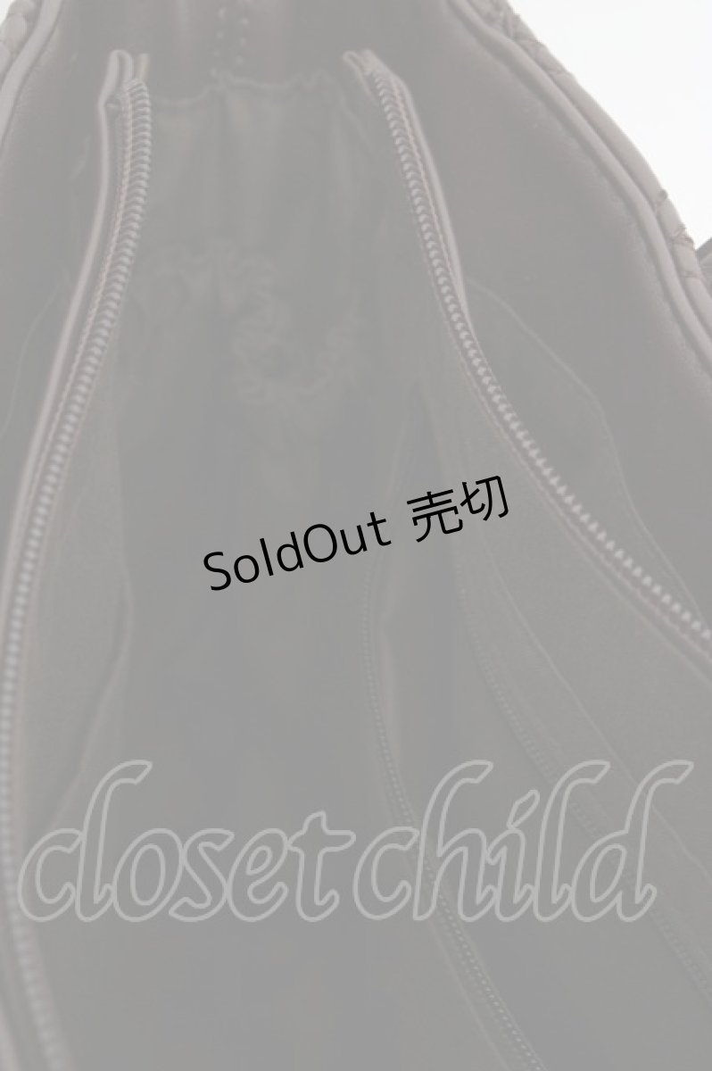 画像3: Cherirulu Chocola / MY*キルトリボン2WAYバッグ  ブラウン O-26-05-13-068-LO-BG-OW-ZTK059 (3)