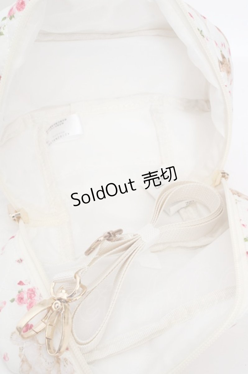 画像3: PINK HOUSE / テディローズ柄キルティング2WAYマルチポーチ  バニラ O-26-05-13-071-LO-BG-OW-ZT386 (3)