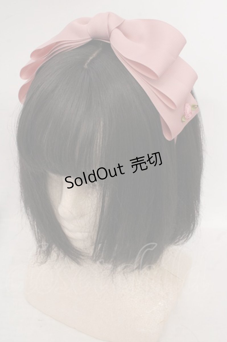 画像1: m petit by misako / NINA's/AM*NIリボンカチューシャ  ピンク O-26-05-13-008-LO-AC-IG-OS (1)