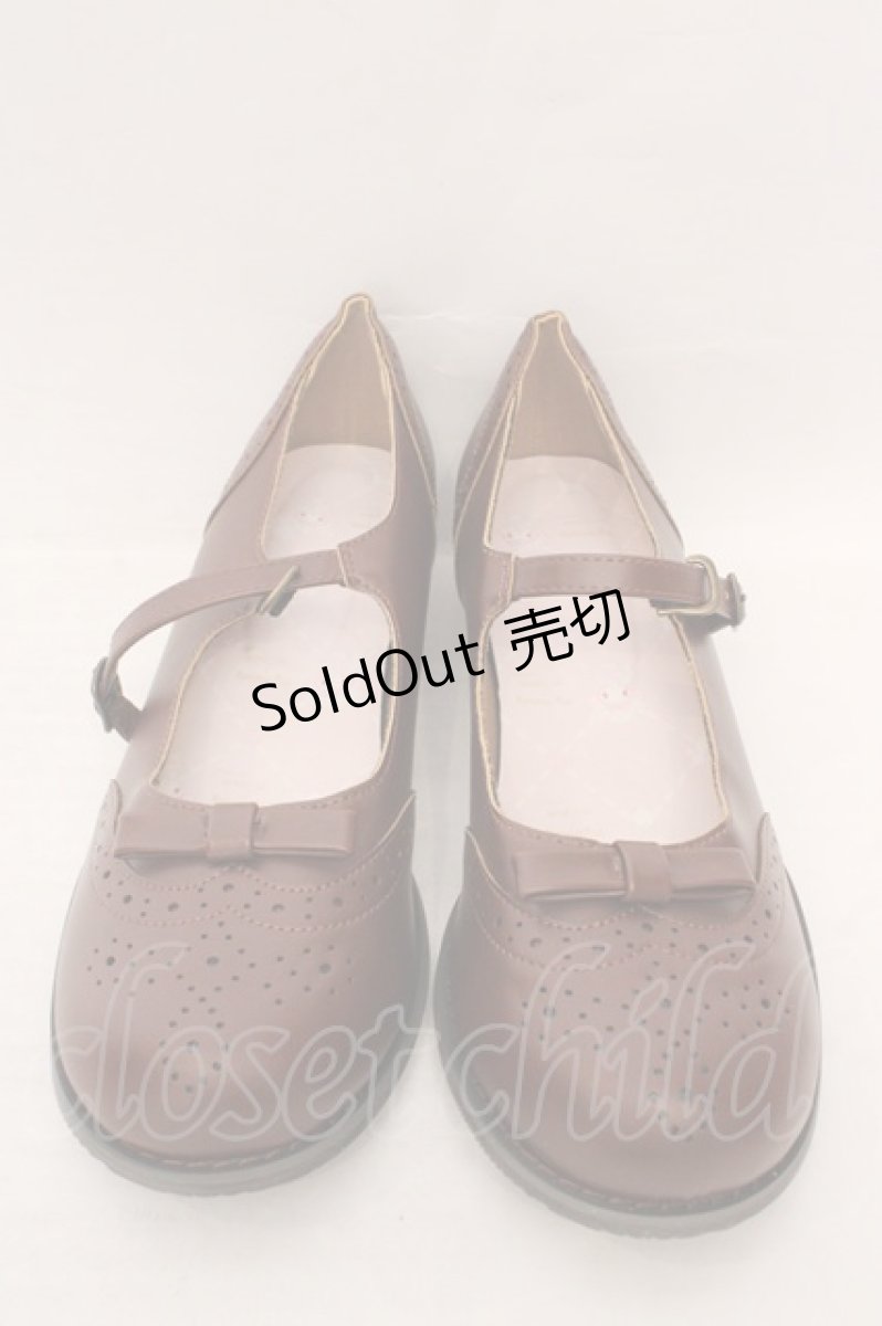 画像2: m petit by misako / サンリオキャラクターズコラボマイメロディパンプス L ブラウン O-26-05-13-012-LO-SH-IG-ZTK060 (2)