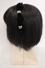 画像3: m petit by misako / AM*NIPLカチューシャ  クロ O-26-05-13-002-LO-AC-IG-OS (3)