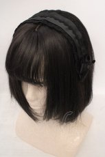 画像1: m petit by misako / TT*AMヘッドドレス  クロ O-26-05-13-003-LO-AC-IG-OS (1)