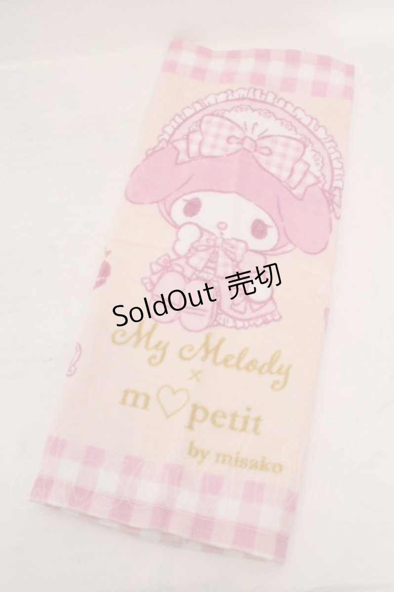 画像1: m petit by misako / サンリオコラボマイメロディタオルハンカチ 34×35cm ピンク O-26-05-13-025-LO-ZA-IG-OS (1)