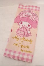 画像1: m petit by misako / サンリオコラボマイメロディタオルハンカチ 34×35cm ピンク O-26-05-13-025-LO-ZA-IG-OS (1)