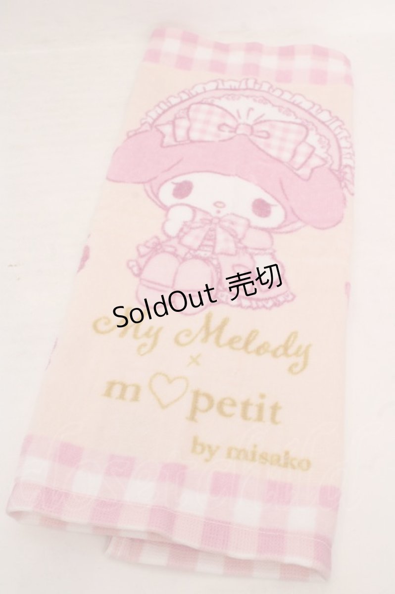 画像1: m petit by misako / サンリオコラボマイメロディタオルハンカチ 34×35cm ピンク O-26-05-13-026-LO-ZA-IG-OS (1)
