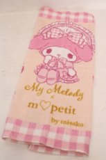 画像1: m petit by misako / サンリオコラボマイメロディタオルハンカチ 34×35cm ピンク O-26-05-13-026-LO-ZA-IG-OS (1)