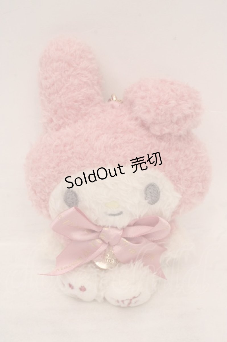 画像1: Maison de FLEUR / マイメロディマスコットキーチェーン  ピンク×シロ O-26-05-13-031-LO-BG-IG-OS (1)