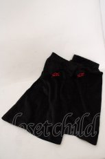 画像1: KRY CLOTHING / 「LEGWARMERS」Oリングレッグウォーマー  ブラック×レッド O-26-05-14-008-PU-ZA-IG-OS (1)