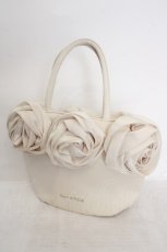 画像1: Maison de FLEUR / ローズトートバッグ  アイボリー O-26-05-14-052-LO-BG-OW-OS (1)