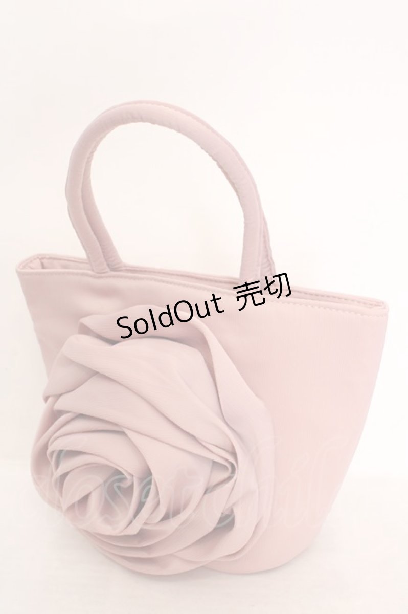 画像1: Maison de FLEUR / ビッグローズトートバッグ  ピンク O-26-05-14-053-LO-BG-OW-OS (1)