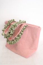 画像2: Maison de FLEUR / いちごフリルハンドルトートバッグ  ピンク O-26-05-14-054-LO-BG-OW-OS (2)