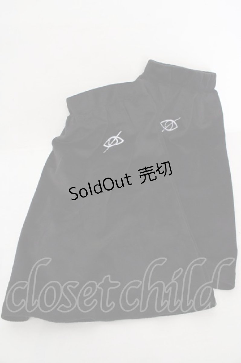 画像1: KRY CLOTHING / 「LEGWARMERS」Oリングレッグウォーマー  ブラック×ホワイト O-26-05-14-009-PU-ZA-IG-ZT421 (1)