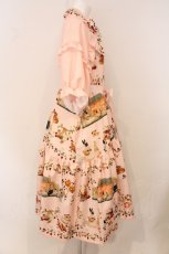 画像4: Royal Princess Alice / 森のパン屋さん tonoコラボ ワンピース  サーモンピンク O-26-05-14-1024-LO-OP-OW-OS (4)