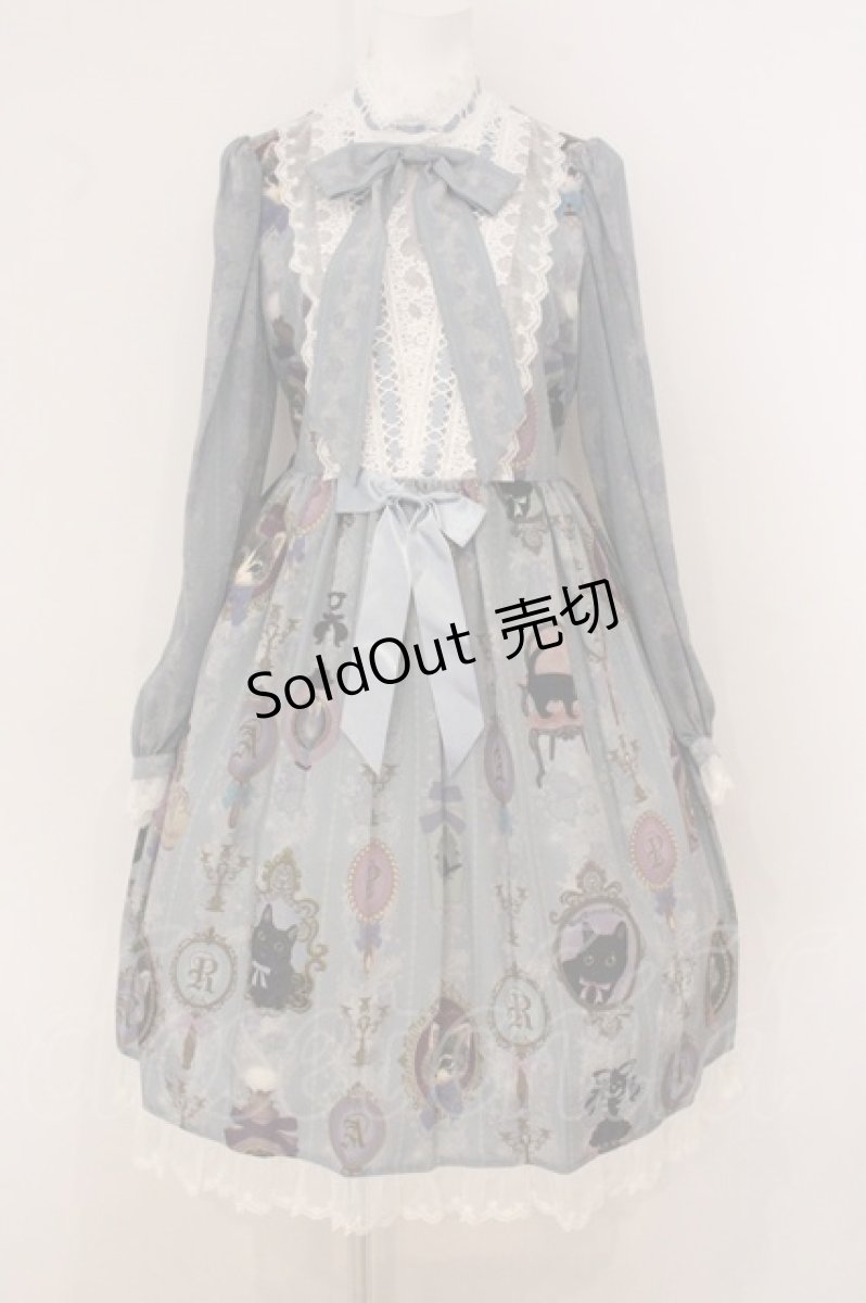 画像1: Royal Princess Alice / Perfume Catワンピース  ブルーグリーン O-26-05-14-1025-LO-OP-OW-OS (1)